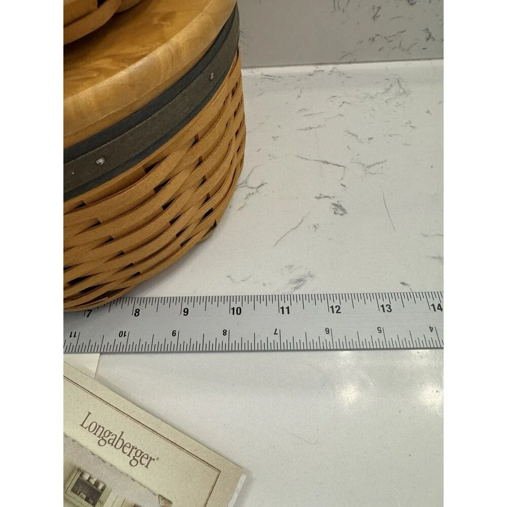 Longaberger Collectors Club Harmony Stackable Baskets & Protectors Set
